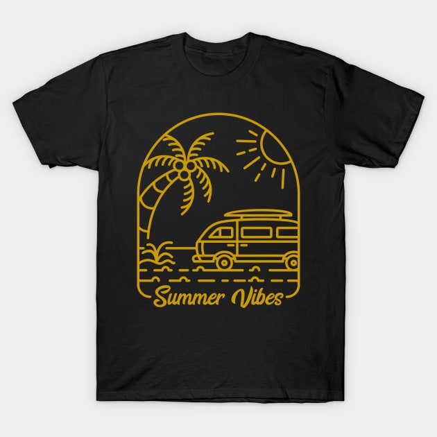 Summer Vibes T-Shirt by VEKTORKITA